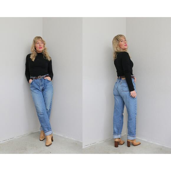 1980's Vintage Levi's Canadian Made 505 Jeans Women's LG XL 35" Waist Men's MD - Picture 1 of 10